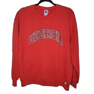 Vintage 90s University of Georgia Russell Athletic Crewneck Sweatshirt Size XL
